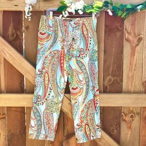Tommy Bahama Women’s 4 Patterned Pants Tapered